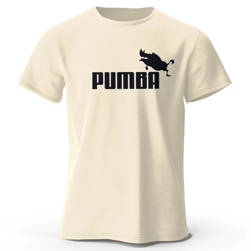 

Мужская футболка с принтом «Жарти Pumba», 100% хлопок, очень большая забавная мужская летняя футболка с графическим принтом, модная универсальная красивая футболка