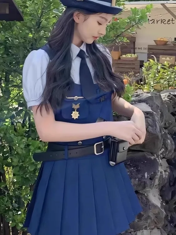 

Костюм полицейского кролика для взрослых, комплект костюмов для косплея, женская юбка orm, тематический наряд, летняя коллекция китайского производства