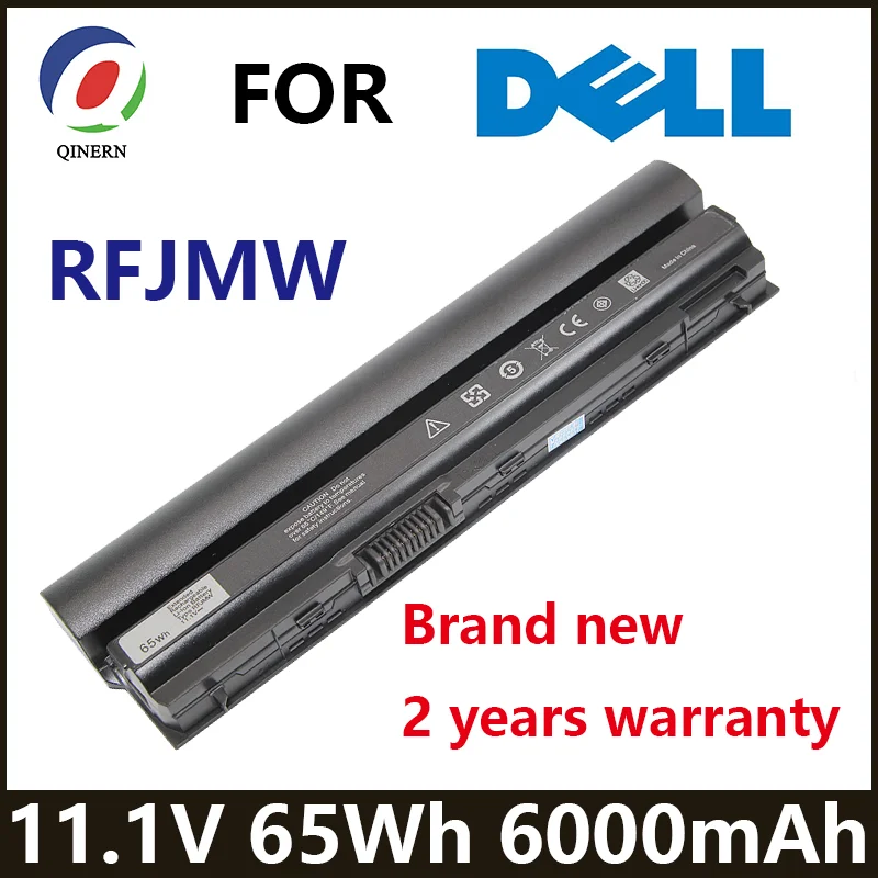 

RFJMW 65Wh 11.1V Laptop Battery For DELL Latitude E6320 E6330 E6220 E6230 E6120 E6430S FRR0G FRROG KJ321 K4CP5 J79X4 RXJR6