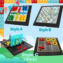 Ludo Classic Toy Board Game, Flying Chess Set Flying Chess Travel Family Game for Teens, Entertainment Leisure Toys Family