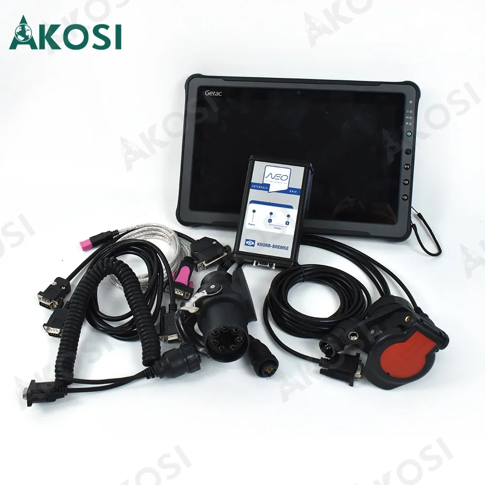 

Ready to use Getac F110 Tablet+For Knorr NEO UDIF Interface with V5.0 software Truck Trailer Brake Diagnostic Tool