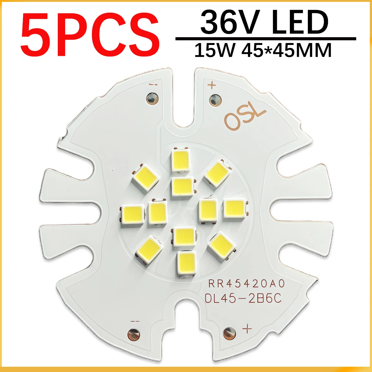 

LED SMD 2835 Chip 15W 36V Round Light Beads Light Board For LED Bulb LED Downlight Spotlight