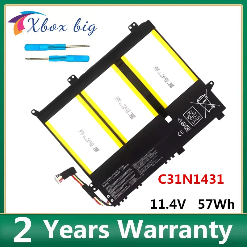 

11.4V 57Wh New Laptop Battery C31N1431 for ASUS EeeBook R416N R416S E403S E403SA E403NA E403N