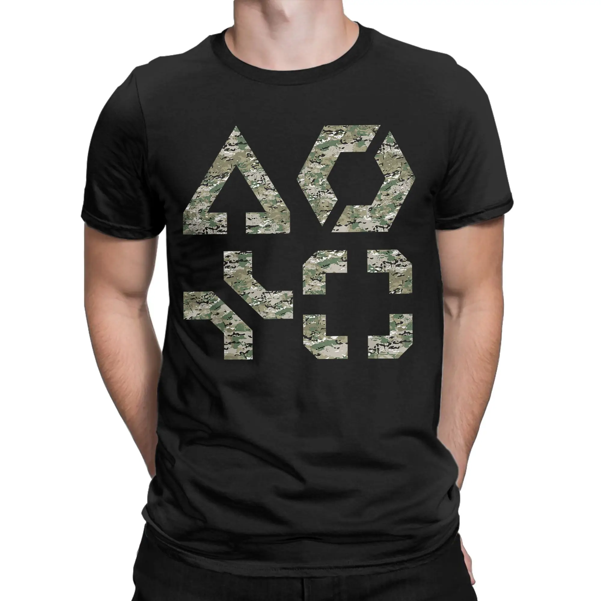 Men Battlefield Class Soldier Game BF6 T Shirt Army Camo Cotton Tops Unique Short Sleeve Crewneck Tees Summer T-Shirt