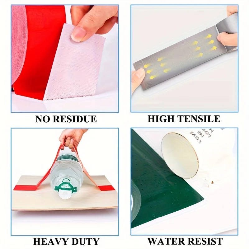 4 Rolls Colored Pipe Repair Tape, Waterproof, Corrosion‑Resistant & UV‑Resistant. Ideal for Plumbers, DIY Enthusiasts
