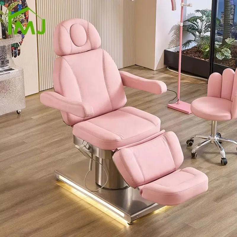 

2026 Professional Salon Furniture Eyelash Facial Massage Tattoo Electric Beauty Bed With Motors