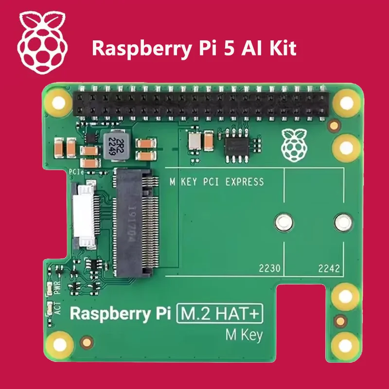 Raspberry Pi 5 AI Kit 13T Artificial Intelligence Kit Hailo8L PCIe M.2 hat+CM4