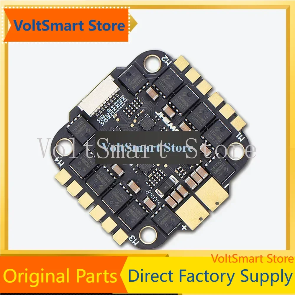 VoltSJHEMCU RuiBet 50A / 60A / 65A 4in1 ESC 3-6S Dshot600 BLHELI_S Built - In TVS Tube Pole Distance 30.5x30.5mm For RC FPV Dron