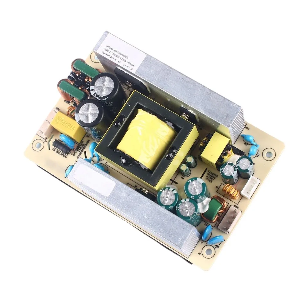 Switching Power Supply Module 192W AC100‑264V to DC24V 8A/5V 3A Dual Output Power Board Overvoltage Short Circuit Protection