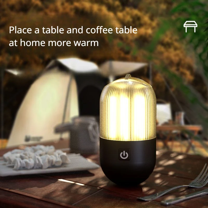 Youpin-luz de Camping recargable tipo C, impermeable, 4 modos de iluminación, linterna Led para exteriores, tienda de campaña, suministros para Camping