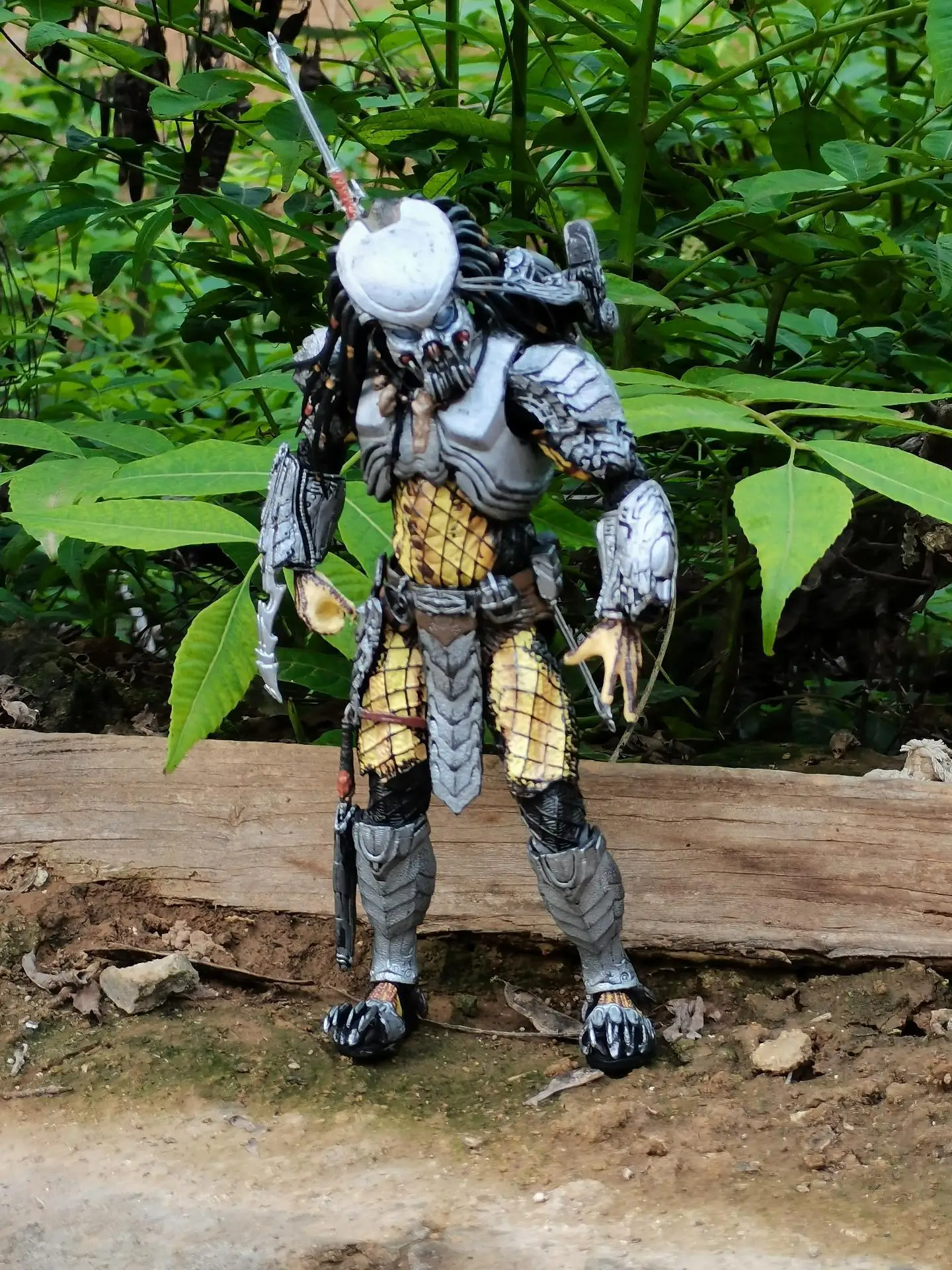 Neca Avp Alien Vs. Predator Action Figure Celticpredator Scar Anime Figure Scar Predator Figure Gk Statue Aliens Toy Gifts