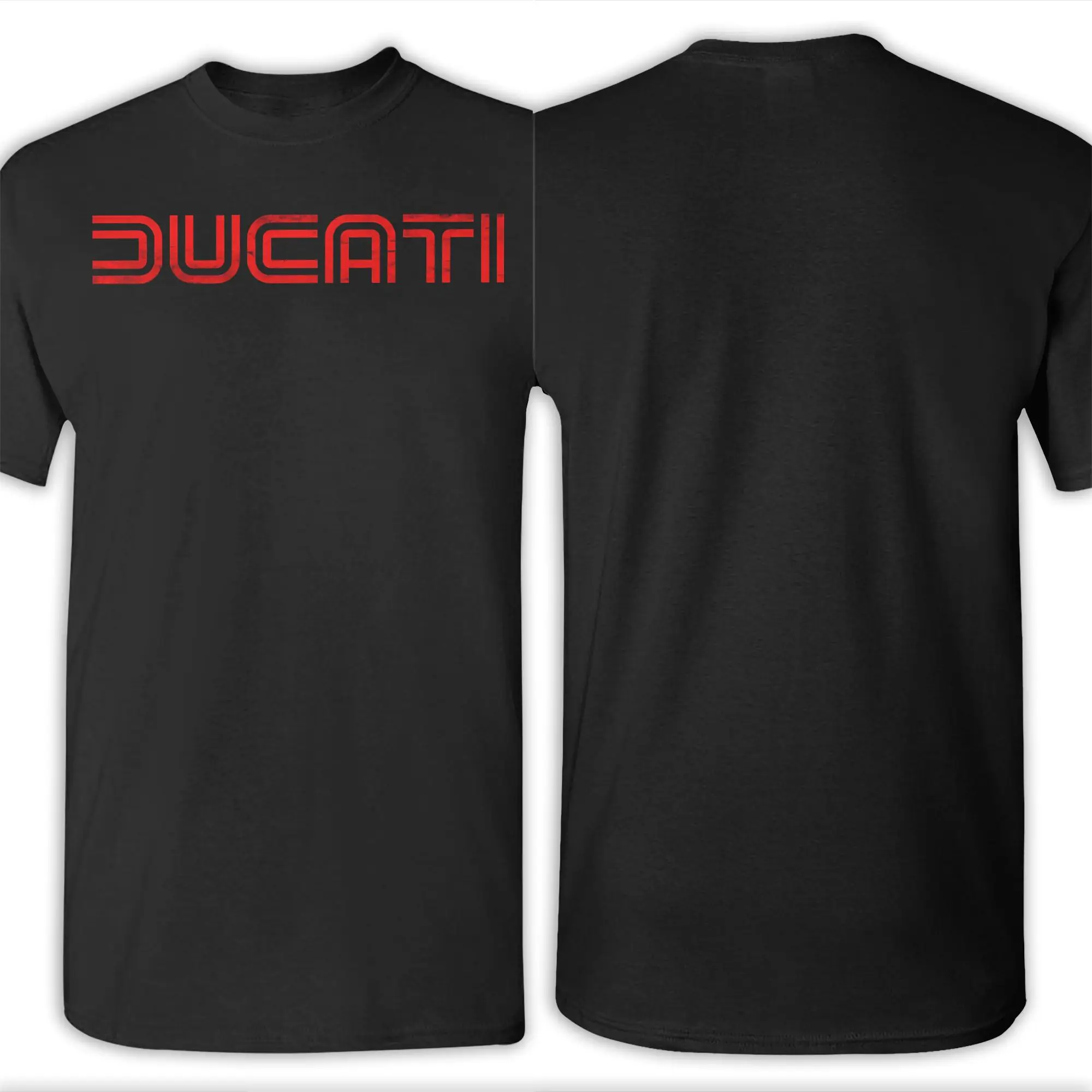 Classic Funny 100% Cotton T-Shirt D-Ducatis Tees Tops For Men view 6
