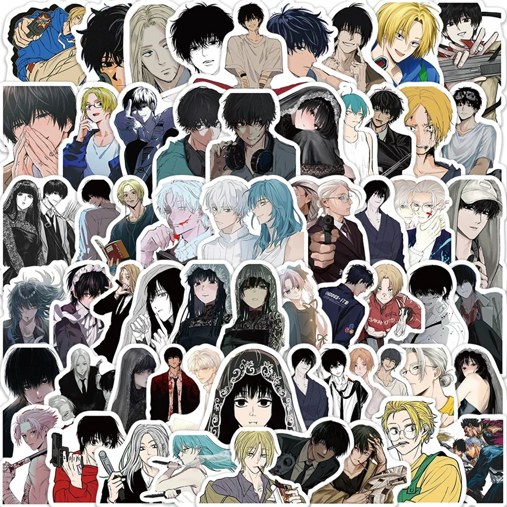 10/30/60 قطعة Yoichi Nagumo Sakamoto Days ملصقات Shishiba Osaragi أنيمي ملصق الكمبيوتر المحمول سكيت حقيبة الهاتف الشارات باردة