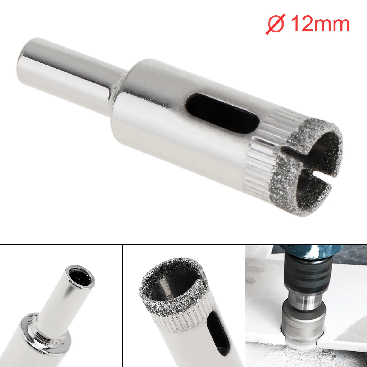 Diamond Core Hole Saw Drill Bit Kit Tool Woodworking 6/8/10/12/14/16/18/20/22/25mm Hole Opener Tools Wood Circle Hole Saw Cutter