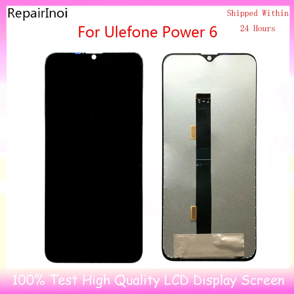 100% Test LCD Display For Ulefone Power 3 3S 5 5S 6 LCD Display Touch Screen Sensor Panel Assembly Replacement Part