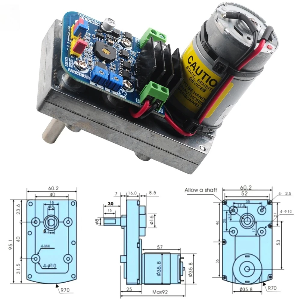 ASMC-05A 12V~24V 110kg.cm High Torque Robot Servo Motor Large Robotic Manipulator ASMC-04A Upgraded for RC Cars Quadcopter Boat