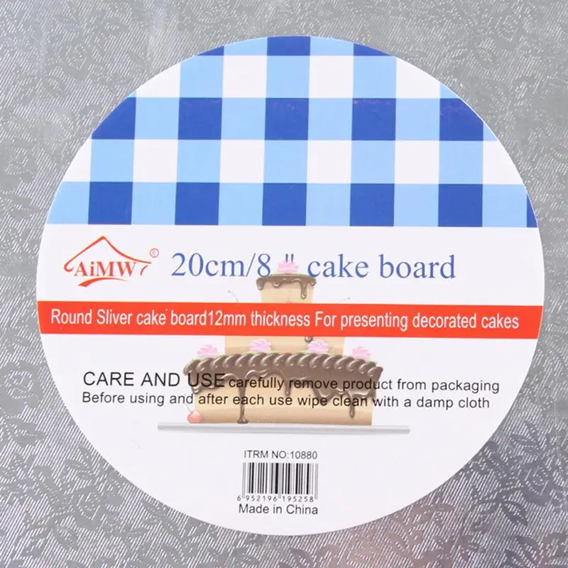 Cake Turntable Antiskid Round Cake Decorating Stand Cake Table Plate Kitchen DIY Pan Baking Tool Cake Mover Transfer Board