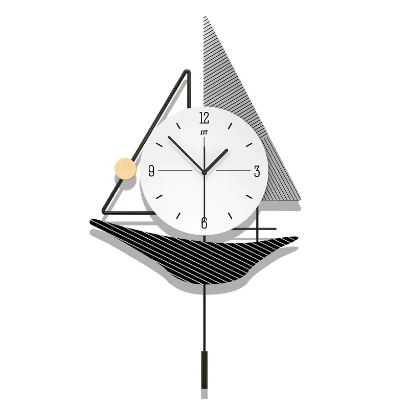 Charm Art Wall clock Luxury Machinery Kawaii Mechanical Wall clock Square Plastic Horloge Murale Salon Wall Decoration