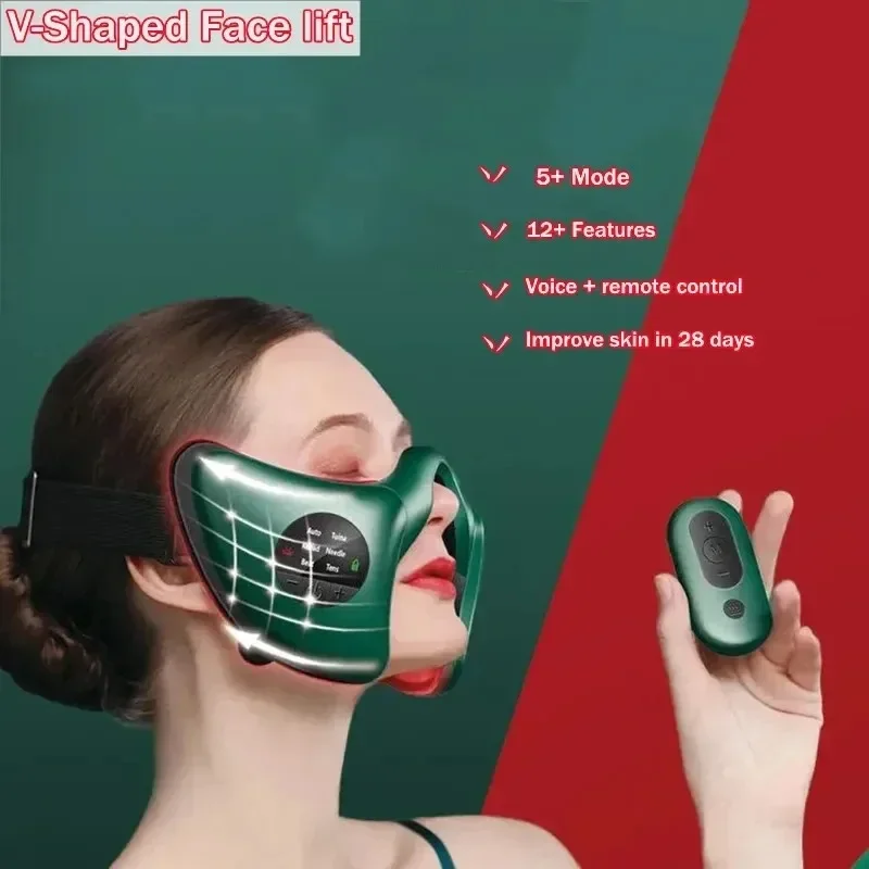 Masseur de Lifting du visage en forme de V pour femmes, dispositif de beauté du visage Anti-rides Rechargeable pour serrer la peau et le visage ferme à la maison