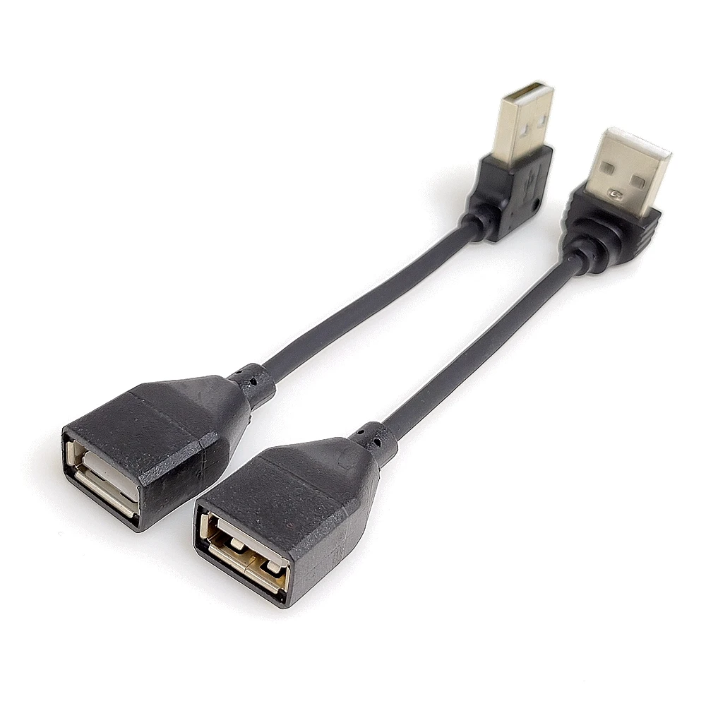 USB 2.0 تمديد كابل البيانات من الذكور إلى الإناث كابل موسع 0.1 متر 0.25 متر 0.5 متر 1 متر لشحن الهاتف الكمبيوتر USB 2.0 تمديد