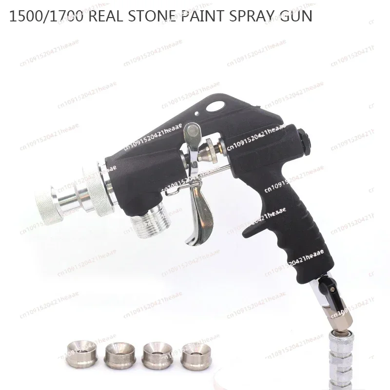 Suitable for  Pneumatic Real Stone Coating Spray  High Atomization Nozzle Putty Nozzle Cement Mortar Sandbl