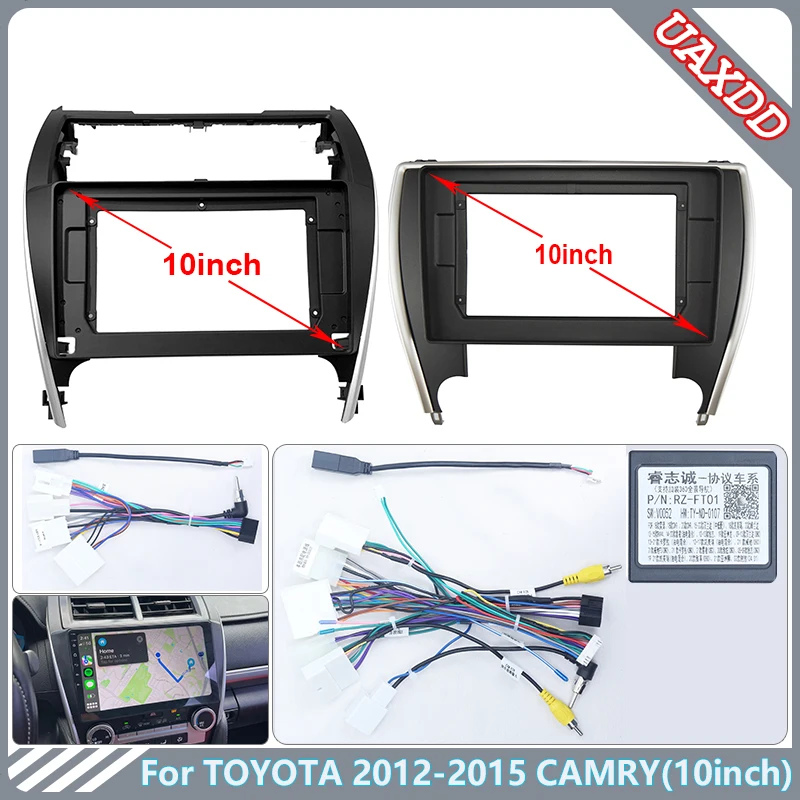 

Автомобильный радиоприемник для TOYOTA CAMRY, 10,1 дюйма, американская версия для Среднего Востока, Android, DVD-экран, видео, CD-проигрыватель, mp5cable, пластиковая рамка