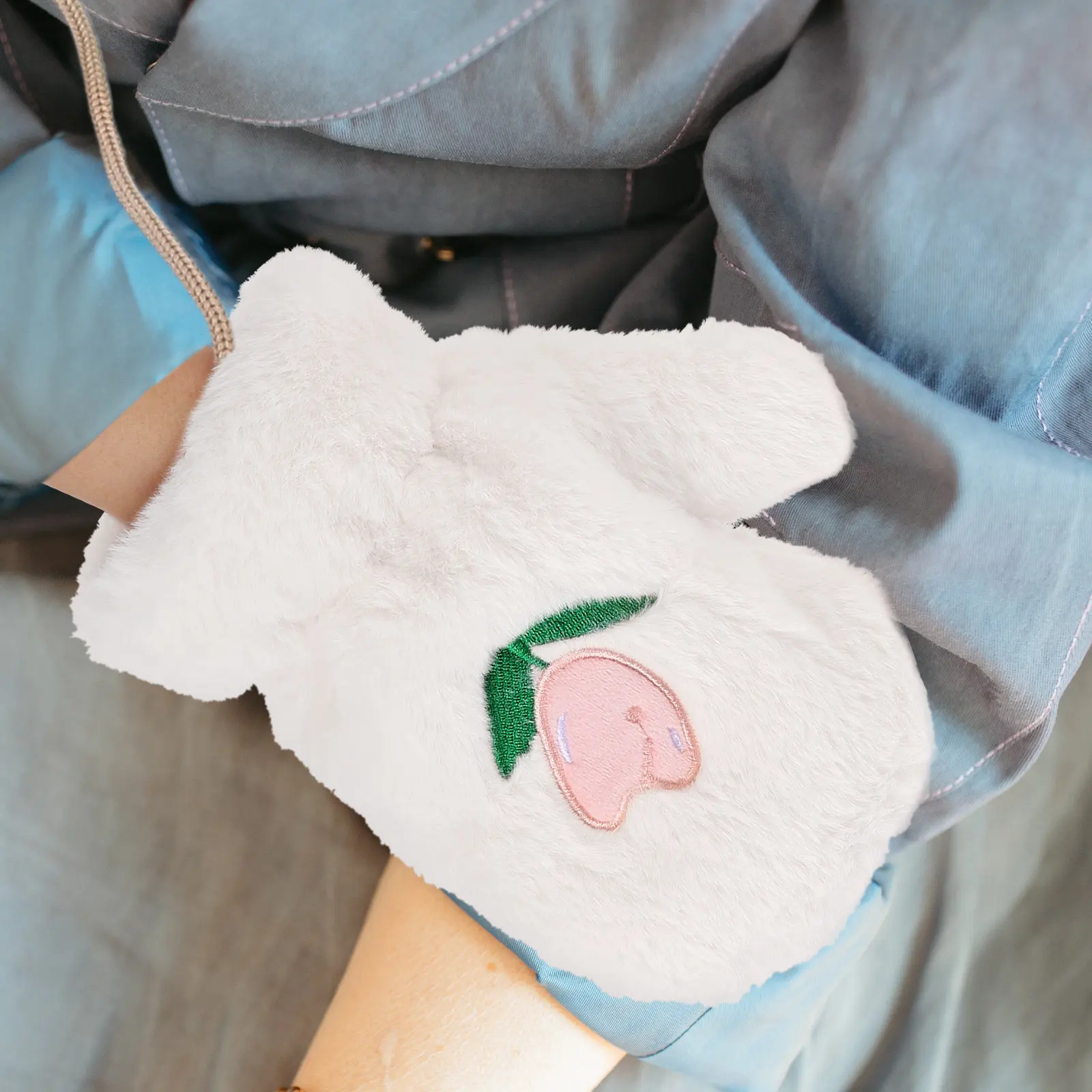 

1Pair Warm Gloves for Women Soft Comfortable Tulip Pattern Winter Outdoor Cold Weather Cute Cartoon Gloves for Girls Teens Gift