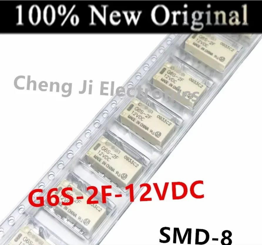 

10PCS/LOT G6S-2F-3VDC、G6S-2F-5VDC、G6S-2F-12VDC 、G6S-2F-24VDC SMD-8 New Original Signal Relay G6S-2F-DC5V DC12V DC24V