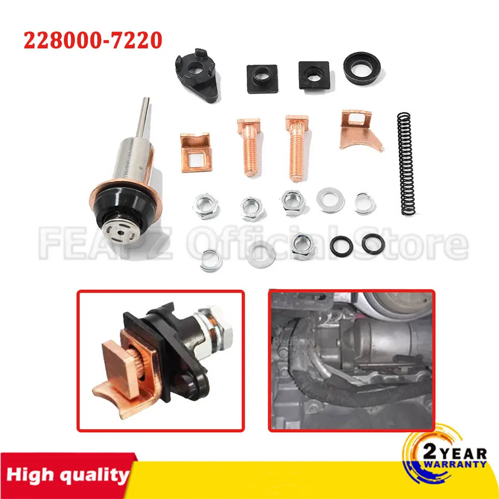 1 Set For Land Rover Discovery Defender Td5 2.5 228000-7220 For crude oil Starter Motor Repair Fix Nad101240 2280007220