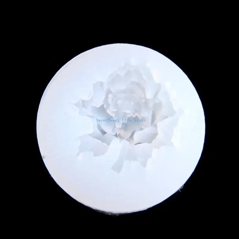 D5QB Rose Form Ohrringe Silikon Dekorative Anhänger Form Handgemachte Epoxy Form