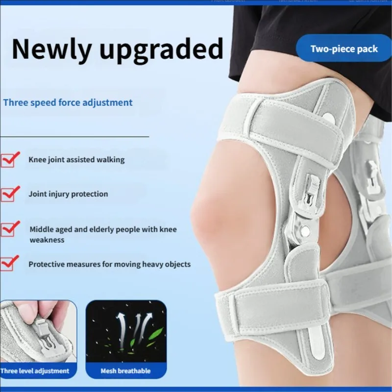 

Advanced Exoskeleton Knee Brace, Elderly Walking Aid Gear, Joint Rehabilitation Device, Protective Leg Support for Mobility