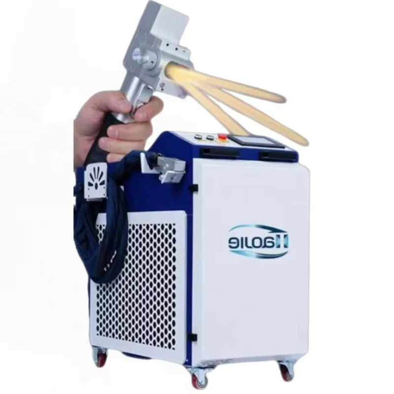 High Power 1500w3000w2000w Handheld Laser Stripping Machine Car Sheet Metal Mold Paint Rust Removal