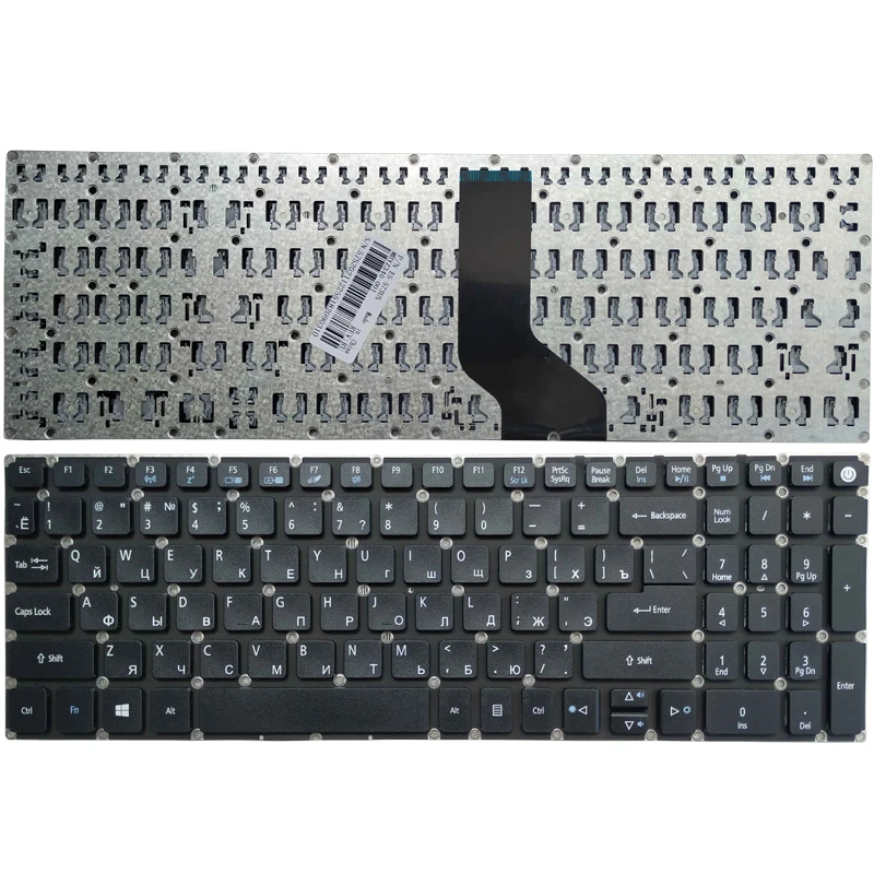 Teclado ruso para portátil Acer Aspire 7, A715-71, A715-71G, A715-72G, A717-72, RU, nuevo