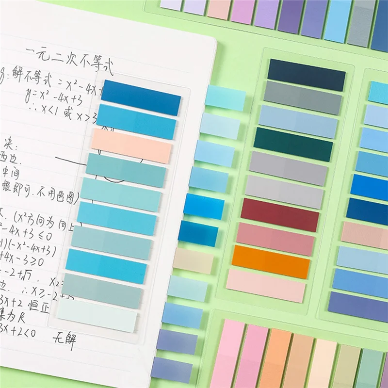 7400 แผ่นโปร่งใส Sticky Notes Self-Adhesive Bookmarker Annotation อ่านหนังสือ CLEAR TAB โพสต์ทนทาน