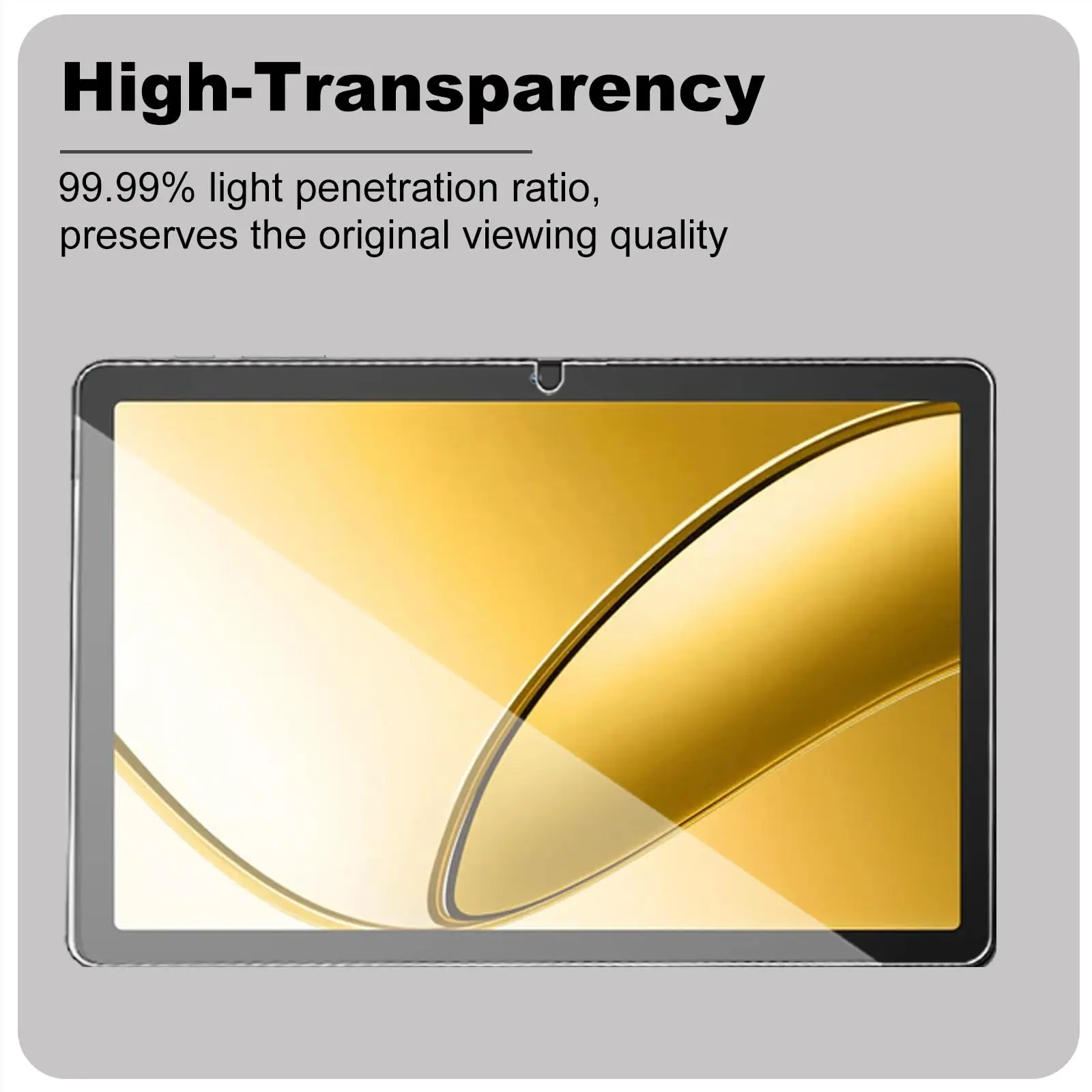 Osłona ekranu do tabletu Blackview Tab 60 WIFI / Blackview Tab 60 Pro / Blackview Tab A6 Kids (10,1 cala) Szkło hartowane Folia — zdjęcie produktu 4