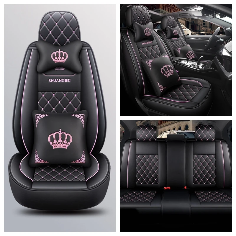 

Front+Rear Full Set Leather Car Seat Cover for Kia Carnival Ceed Cerato K2 K3 K4 K5 Optima Picanto Rio Rio 3 Shuma Soul Sportage