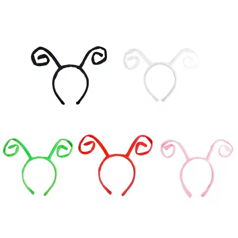 DXAE Velvet Bugs Headband Halloween Ant Headband Butterfly Antenna Headband Funny Butterfly HeadBand Halloween Party Costume