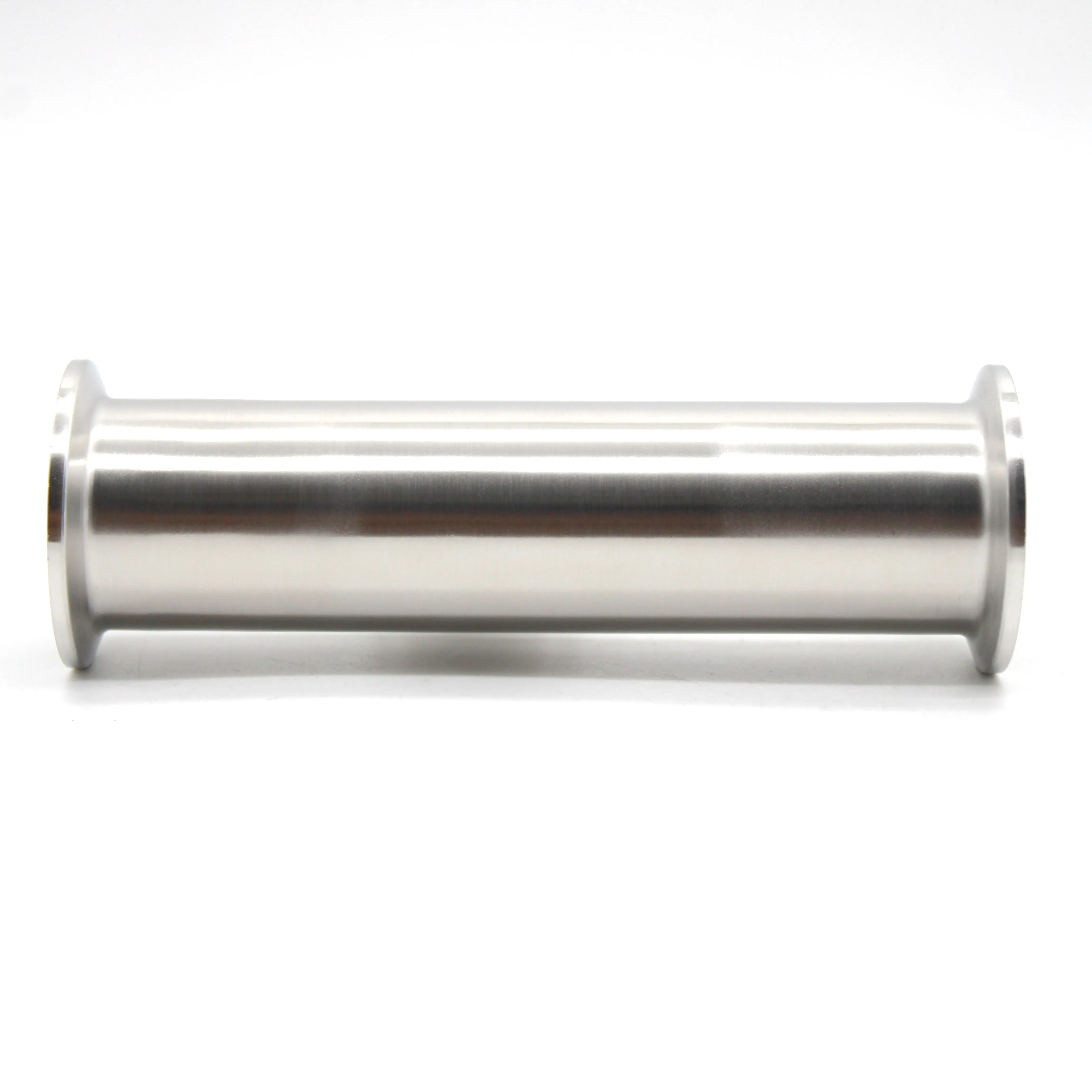 Virola sanitária do tubo do carretel, gaxeta do silicone da flange, tri braçadeira, encaixes de tubulação, comprimento 4 ", 6", 8 ", 12", 18 ", OD 51mm, 50.5mm