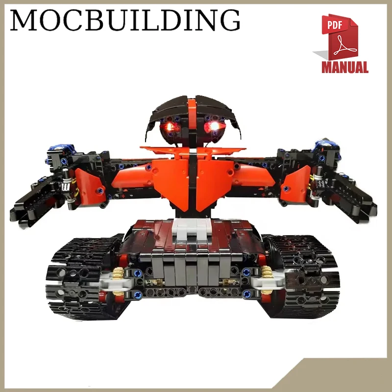 BadBot with Motors Model MOC Building Block Bricks Technology Practice Creative Construction Toys Gift for Boys Girls