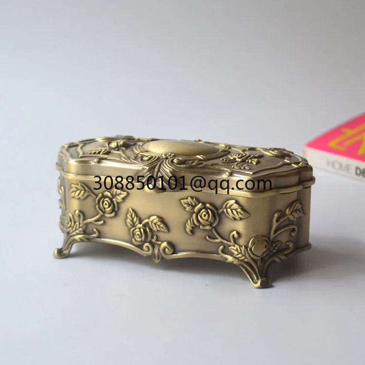 Toothpick box, bronze colored cotton swab box, dental swab tube, jewelry hotel KTV club, household items