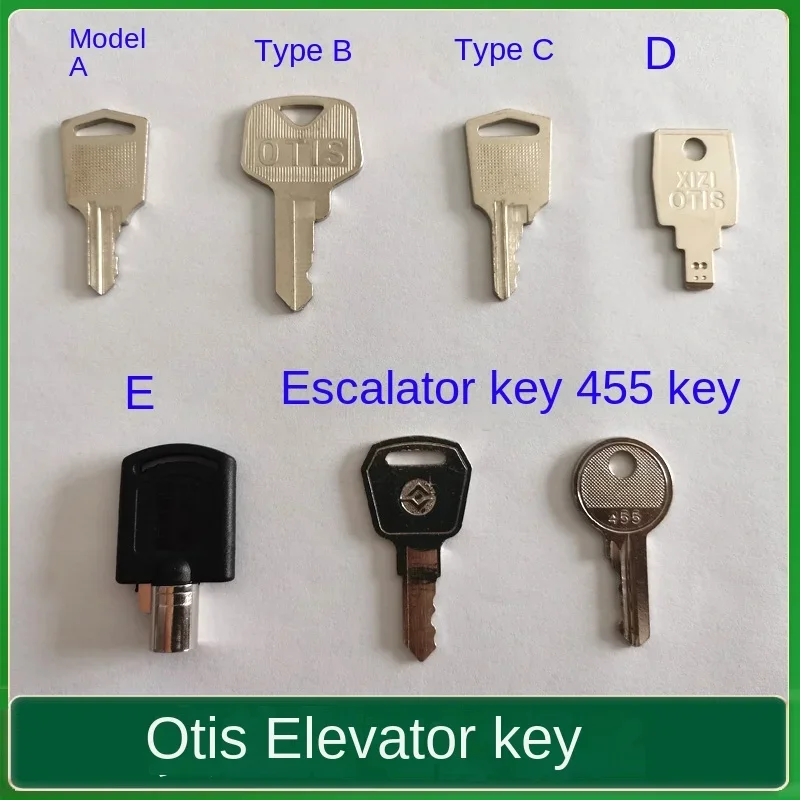 Otis elevator key escalator car small door lock base station power lock 455 key Xizi elevator key