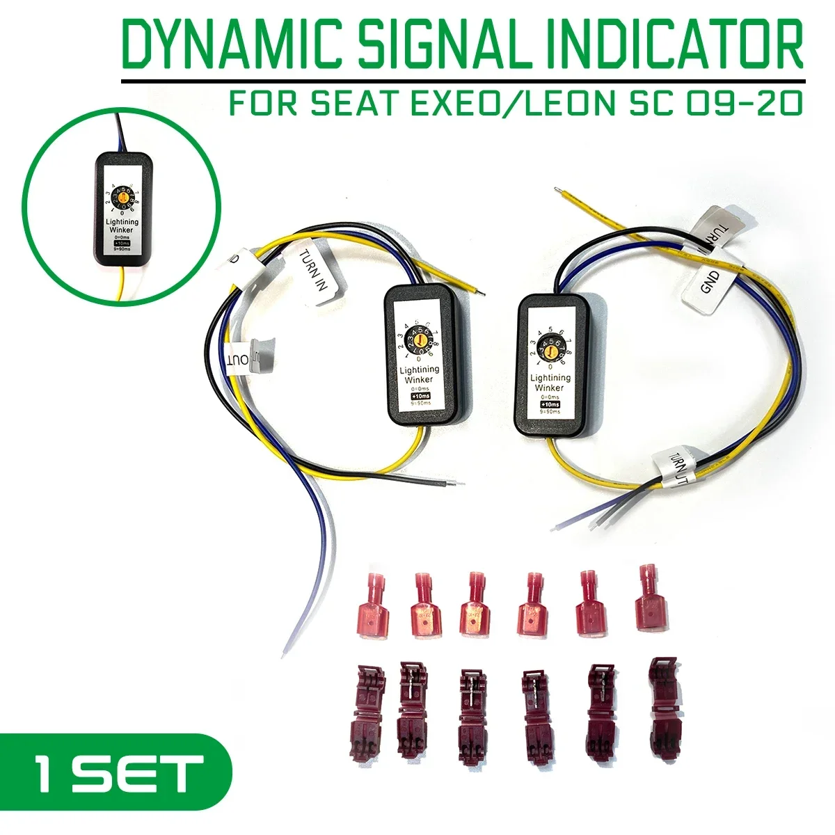 

2Pcs Dynamic Turn Signal Indicator LED Taillight Module Cable Wire Harness For Seat Leon 5F SC 2013-2020 For Seat Exeo 2009-2014