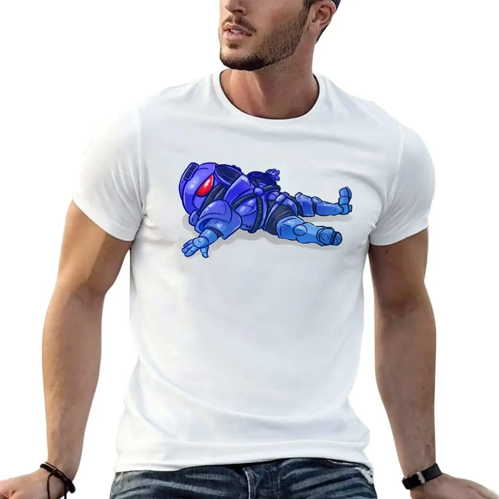 

Blue Chibi Marine is so tired T-Shirt anime stuff custom t shirt mens graphic t-shirts hip hop