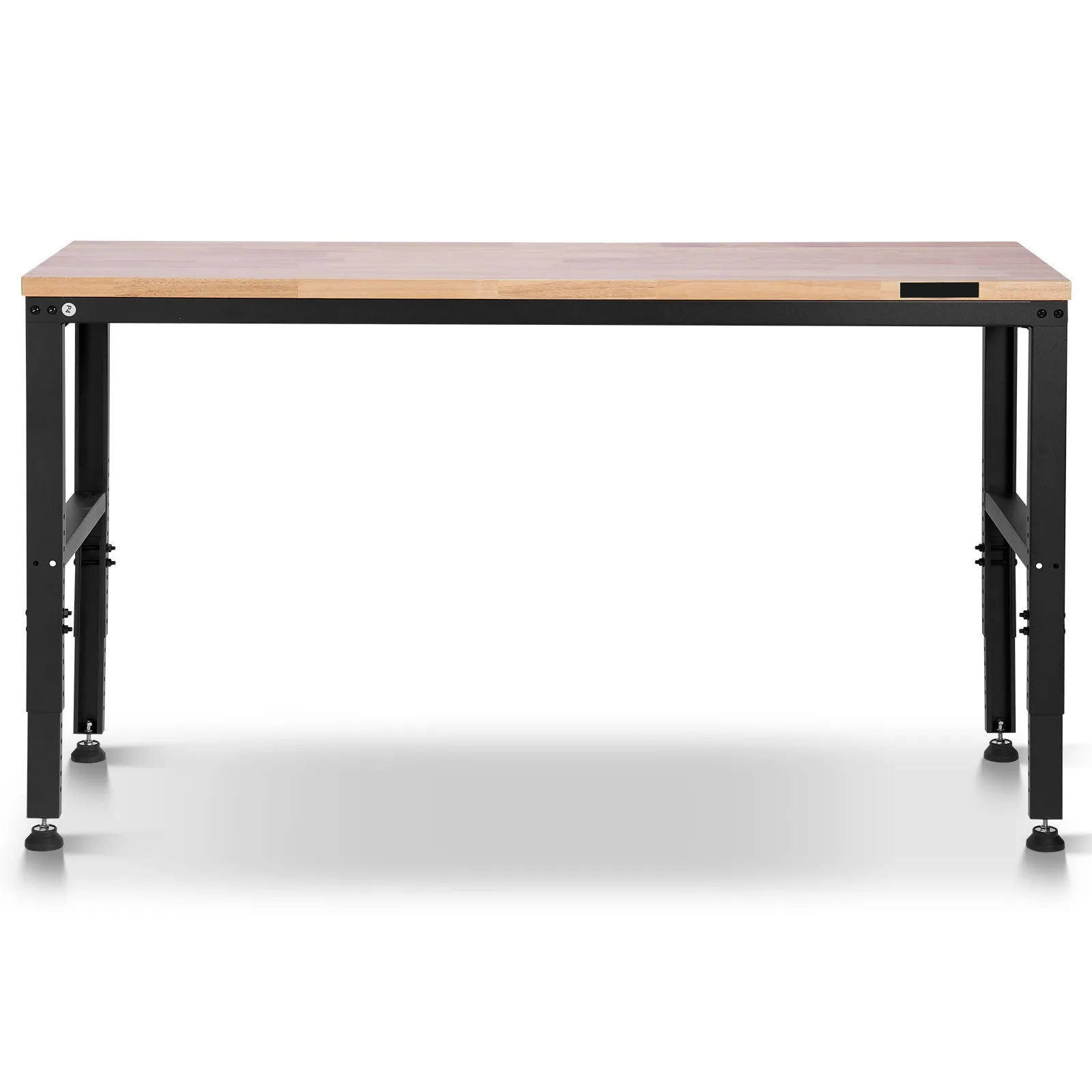 Uimoso Adjustable Height Workbench 61"L x 20"W Work Bench Table w/ Power Outlets