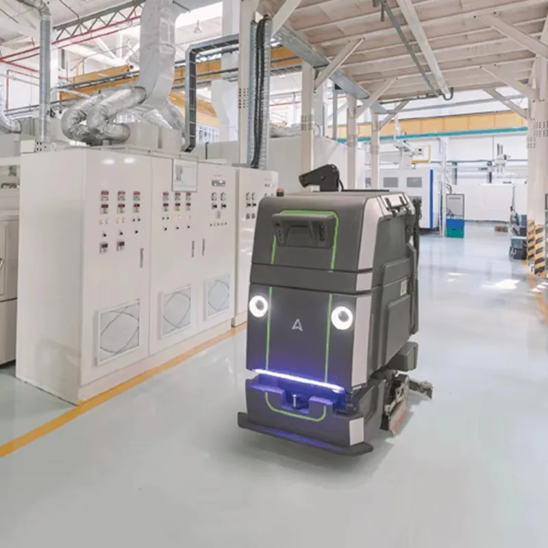 Outdoor Sweeper Robot Commercial Industrial Unmanned Robotic Street Floor Sweeper Cleaning Robot