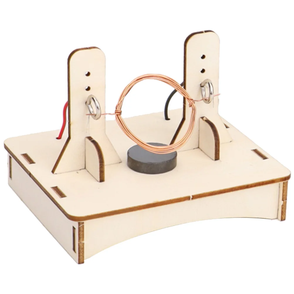 1세트 DIY DC 조립 키트 자가 조립 과학 프로젝트 교육용 목재 모터 STEM 조립 DC 모터 DIY 용품