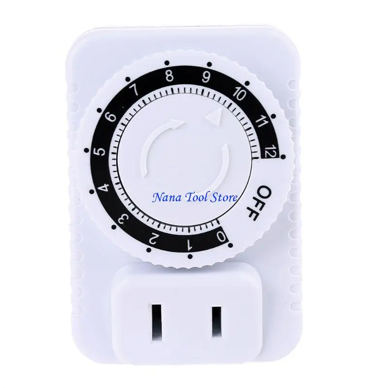 31GJ Mechanical plugs Switchs Timers Plugs AC110V 12 Hour for Home Appliances Control