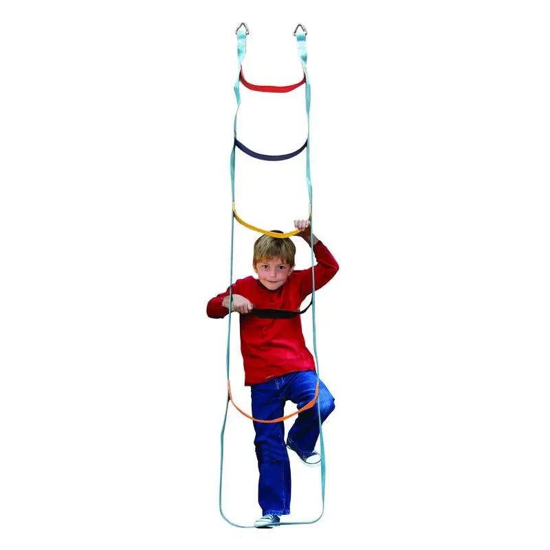 

Climbing Rope Ladder Colorful Swing Rope Ladder With Stainless Steel Buckles Climbing Ladder For Obstacle Course Rope Tree Swing