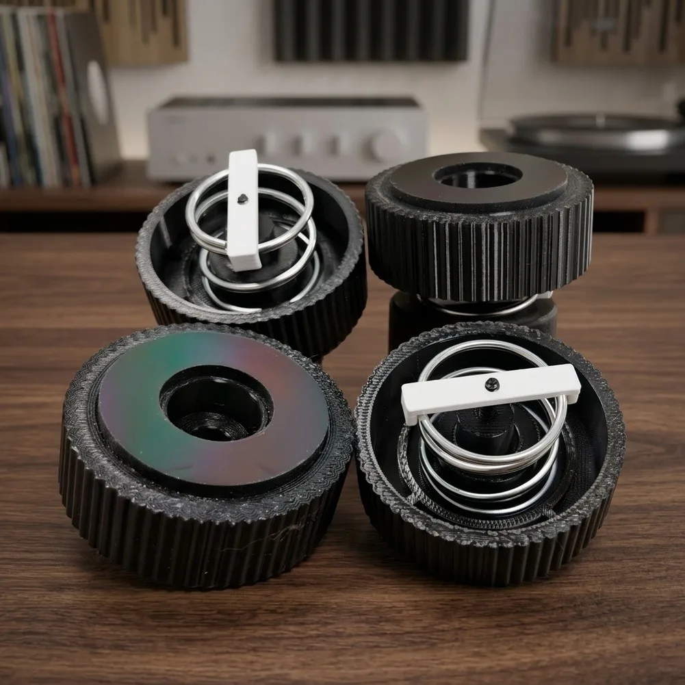 4PCS Turntable Vibration Control Feet for Panasonic For Technics For SL1900 Spring-Based Mounting System for Audio Equipment Use