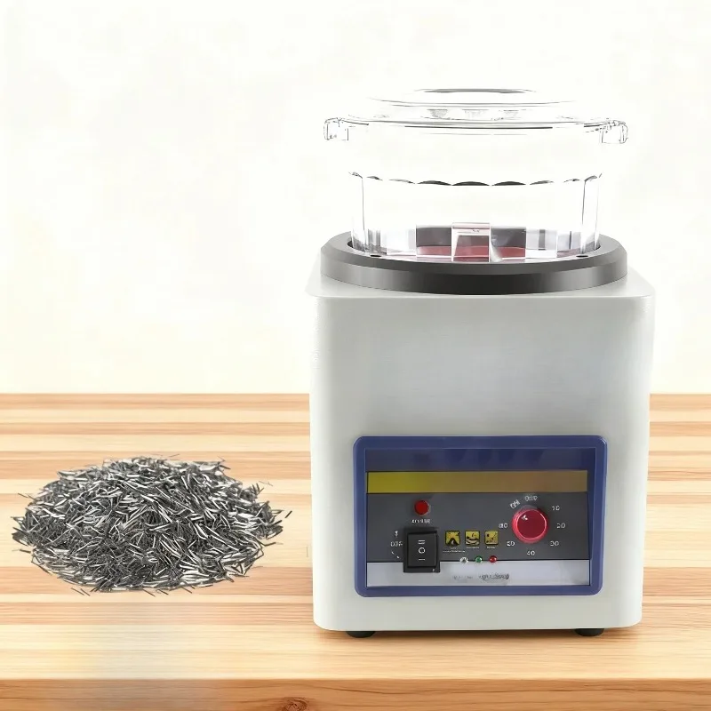 

Magnetic Tumbler Jewelry Polisher Magnetic Polishing Machine DIY Jewelry Making Tool Magnetic Finishing Equipment for Metal